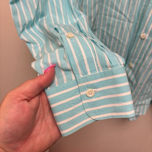 Polo Ralph Lauren Stripe Button Front Shirt - Picture 2 of 11